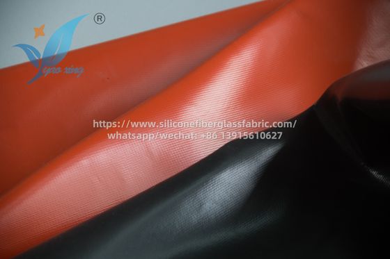 0.4mm 방화성 커튼 천 실리콘 코팅 부드러운 질감