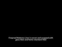 방화 retardant 스트레칭 천 목재 매트리스